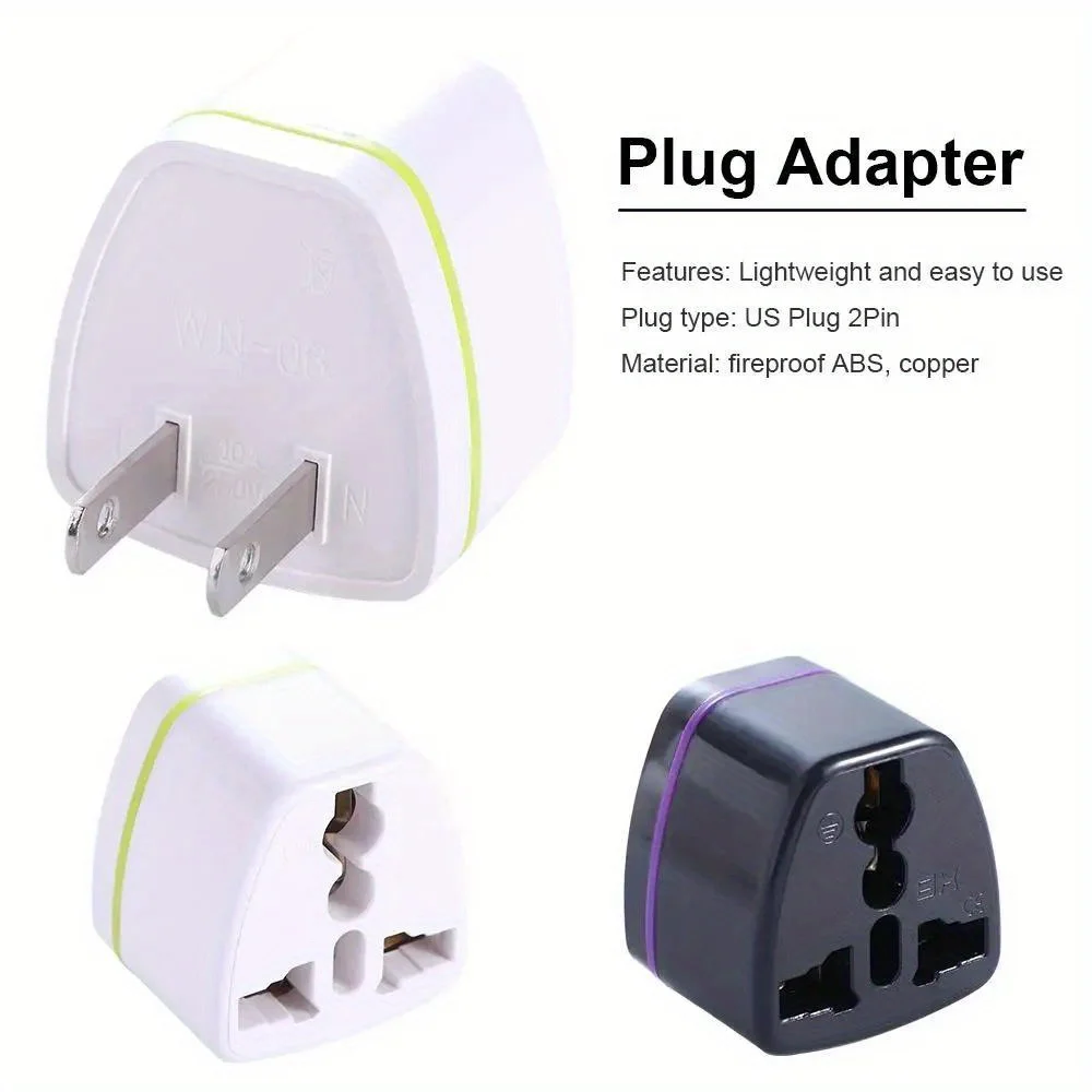 ปลั๊กแปลงไฟฟ้า adaptor Traveling ปลั๊กสำหรับชาร์จไฟอเนกประสงค์สำหรับปลั๊กตัวแปลงจากยุโรปไปยังญี่ปุ่น 1