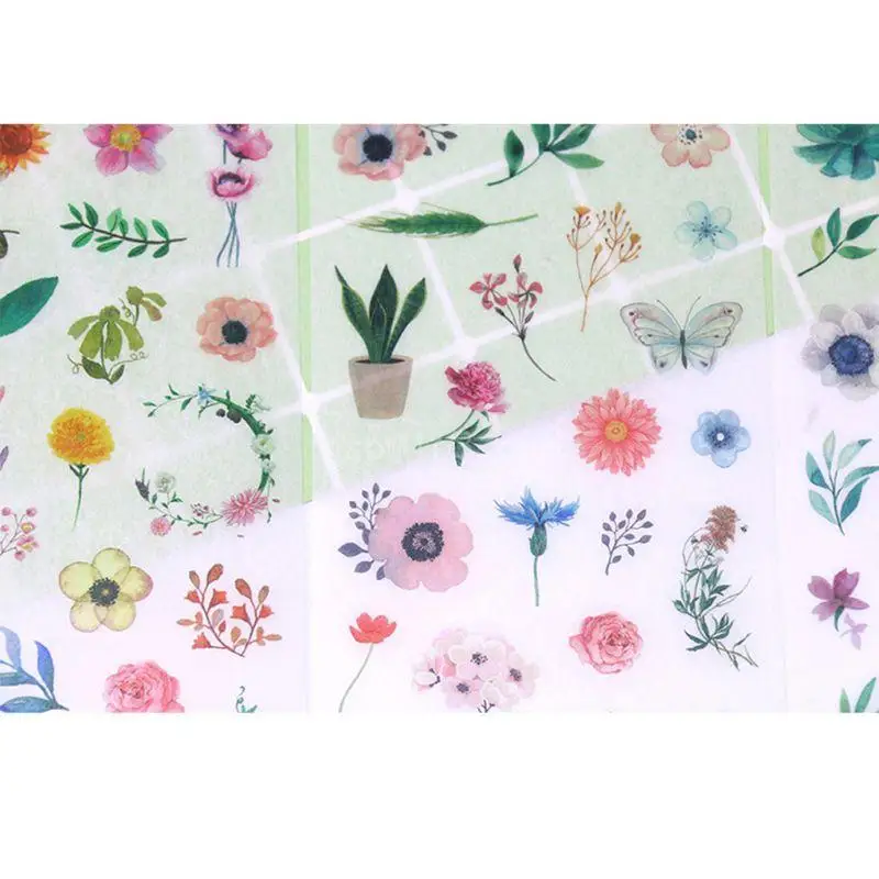 

6 Pcs Resin Stickers Waterproof Flowers Stickers Decals for Water Bottle Laptop Skateboard Computer Phone