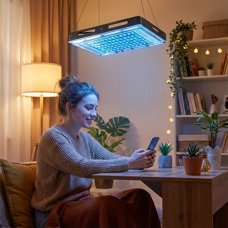Tanning Lamp, 96 Led Blue Light, LED Panel Light Beauty Device, The First Choice For Gift Giving, Low Voltage USB Plug, Small