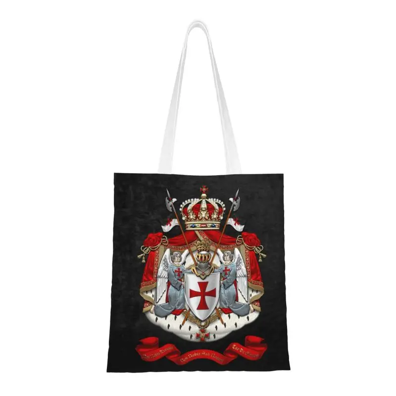

Смешные Рыцари Templar, герб оружия, сумки для покупок, переработка средневекового воина, крест, продуктовый холщовый мешок, сумка через плечо