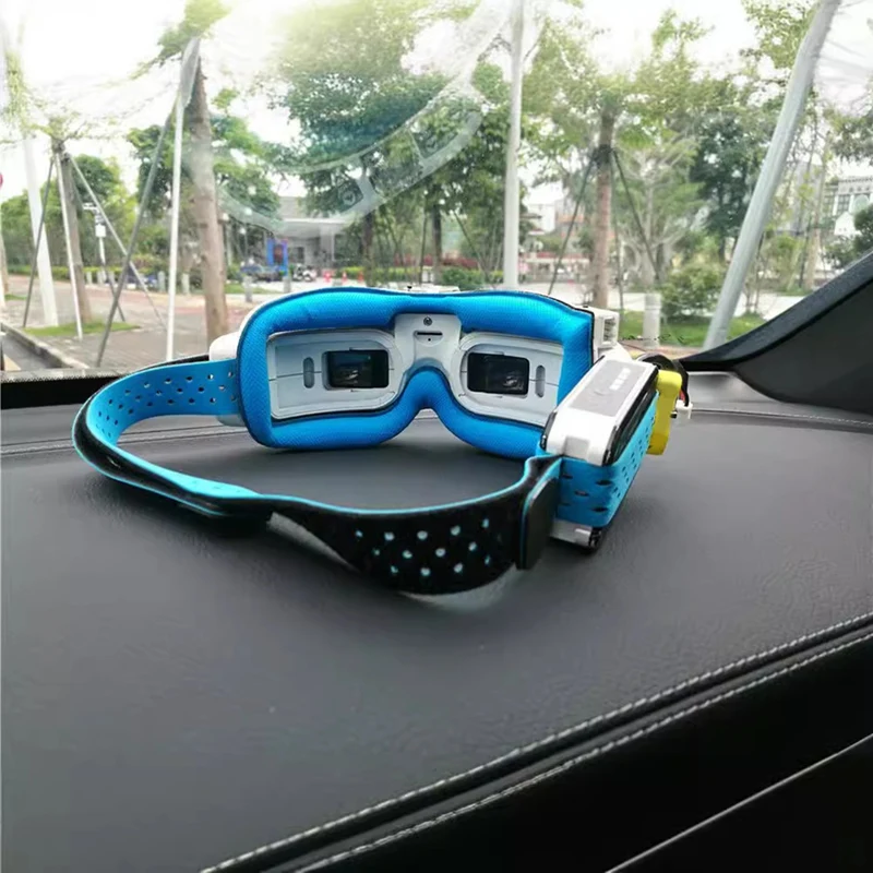Kopfstütze aus Schaumstoff für FPV-Brillen Fatshark - Blau