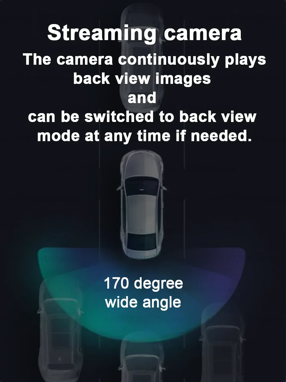 Caméra de recul HD AHD pour véhicule, caméra de recul universelle, caméra de stationnement HD pour autoradio, 4 lentilles en verre, 1080P