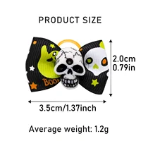 50PCS Dog Bows With Rubber Band Halloween Party Pet Bows For Dogs and Cats Removable Dog Hair Accessories Wholesale Pet Supplies 2