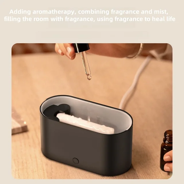 New Mini Colorful Simulated Flame Aromatherapy Machine USB Desktop Home Flame Humidifier Aromatherapy 5