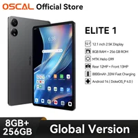 2024 OSCAL ELITE 1 Tablet Android 14 Blackview 12.1 inch 2.5K Display MTK Helio G99 8GB 256GB 8800mAh Battery 33W Fast Charging 1