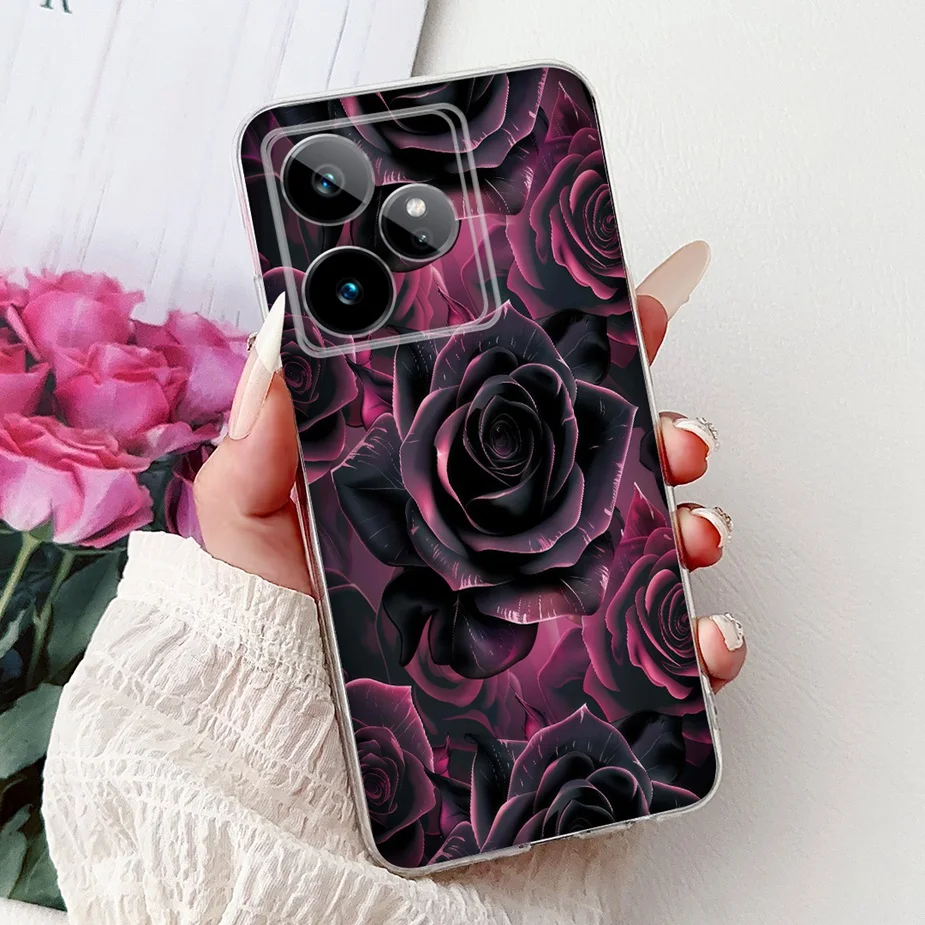 Luxury Painted Soft Silicone Phone Case - Stylish Protective Cover and s Bag