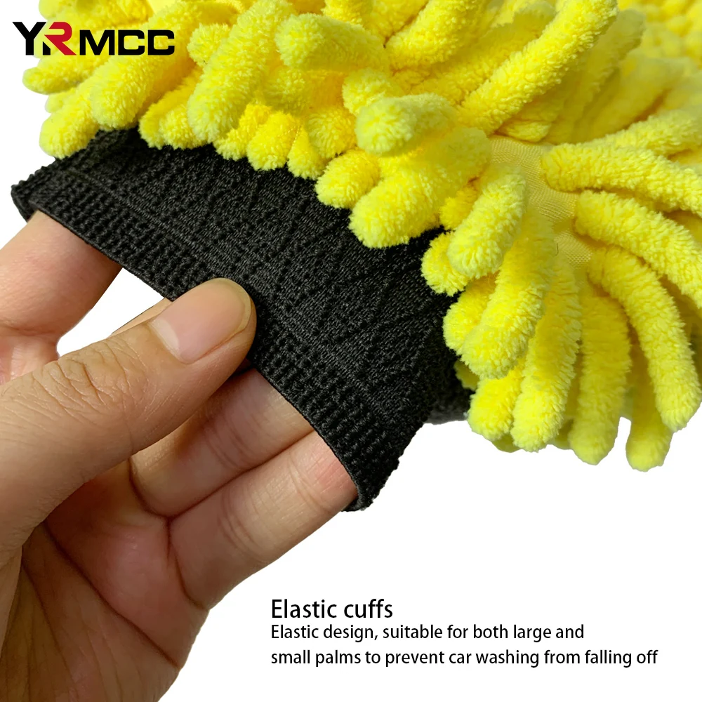 Car Wash Coral Glove Multifunction Thickened Anti-scratch Wash Glove Auto Cleaning Tools for Motorcycle Car Accessories