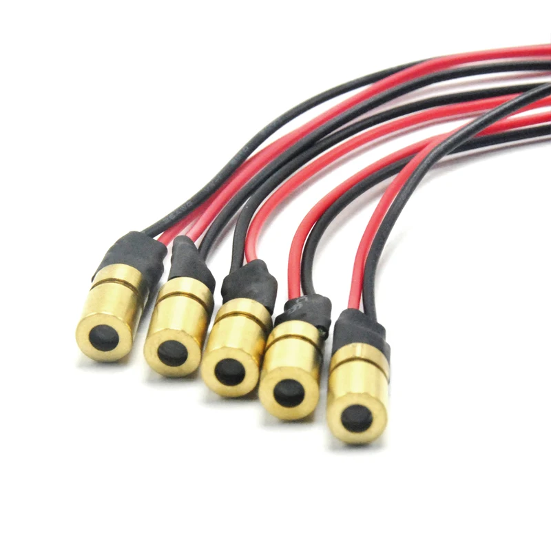 

5pcs 780nm 3mW IR точечный модуль лазерного диода Mini LED 3V Driver