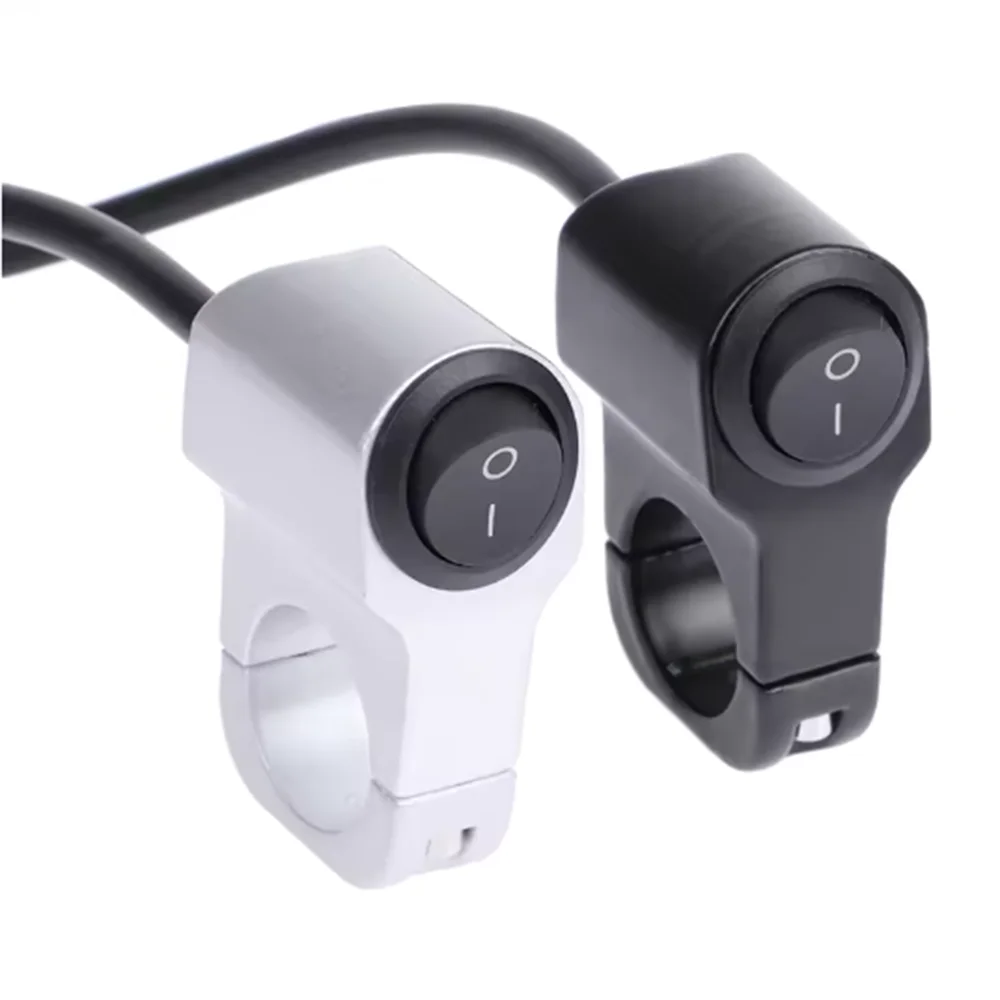 Universal 7/8" Motorcycle Handlebar Switch Headlight On/Off Toggle for Bike ATV Spotlight