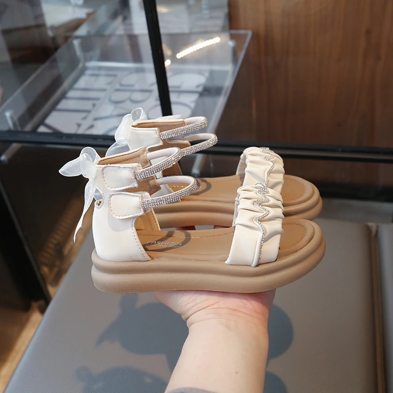 Girls Summer Lace High Top Sandals