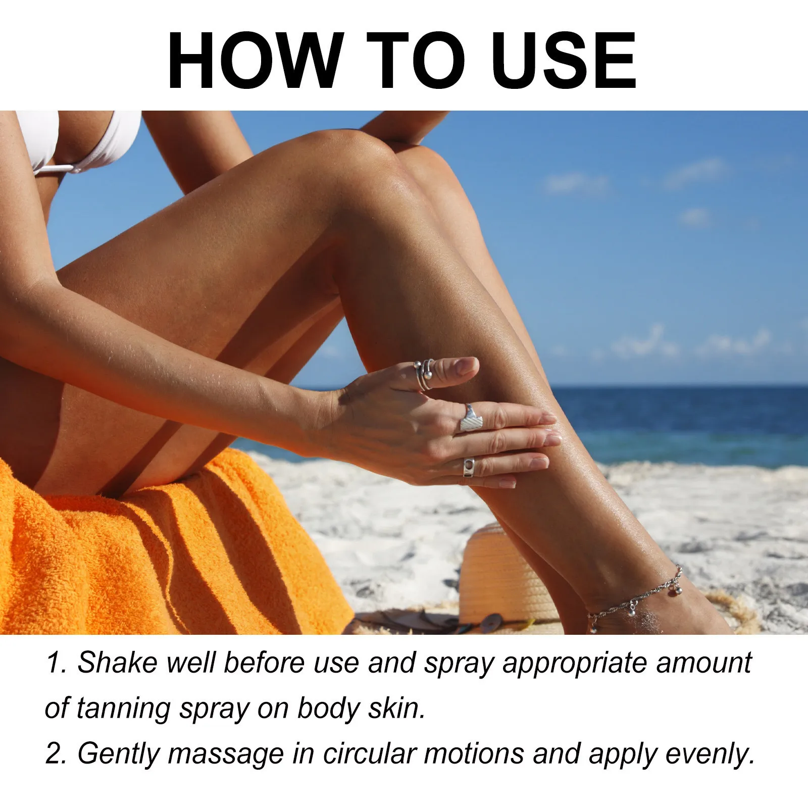 Tanning Mousse Cream Summer Beach Bronzer Boosting Suntan Smooth Nourish Moisturize Shining Self Solarium Tanning Facial Lotion