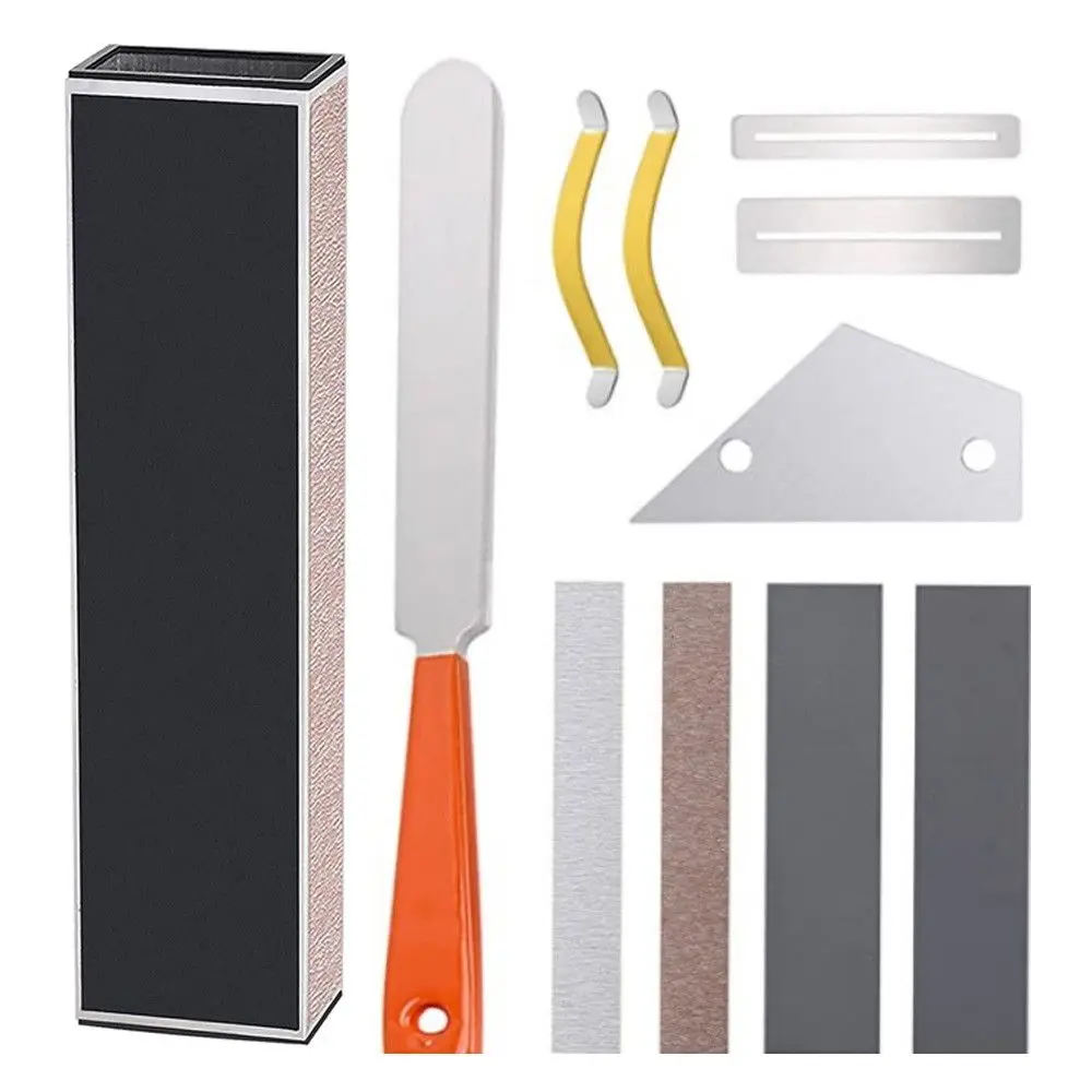 

Практичный шлифовальный Нивелир, инструмент для ухода за лучом, шлифовальный напильник для Лада, набор инструментов для гитары, настраиваемый гаечный ключ