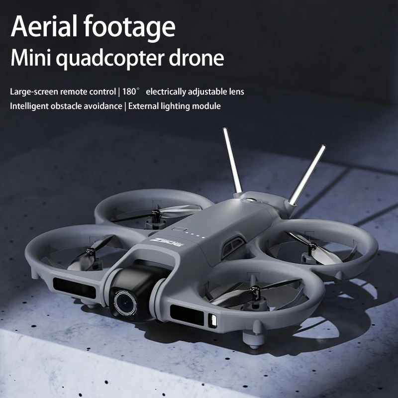 Vue rapprochée de la caméra Ultra HD du Drone Z906 8K 3B en action