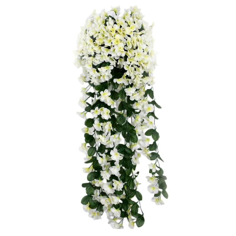 100cm Violet Artificial Orchid Hanging Basket for Party and Wedding Decoration