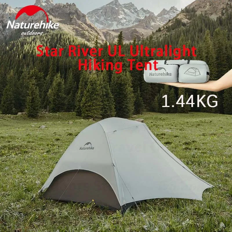 Naturehike Star River UL 2 People Tent Ultralight Camping Double Layer Waterproof Hiking Trekking Backpacking Travel Tent