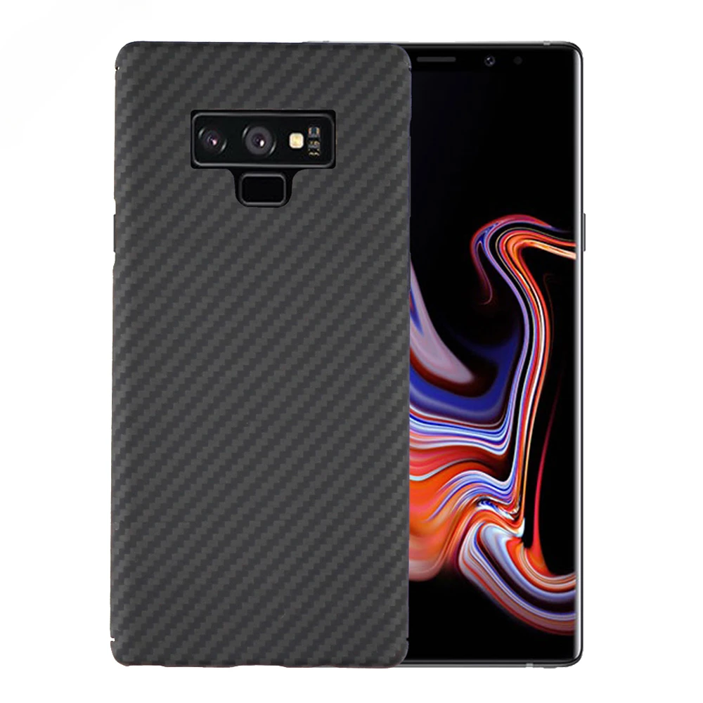 

Лидер продаж! Оригинальный углеродный телефон из арамидного волокна для Galaxy Note9 легкий тонкий матовый защитный чехол с защитой от падения