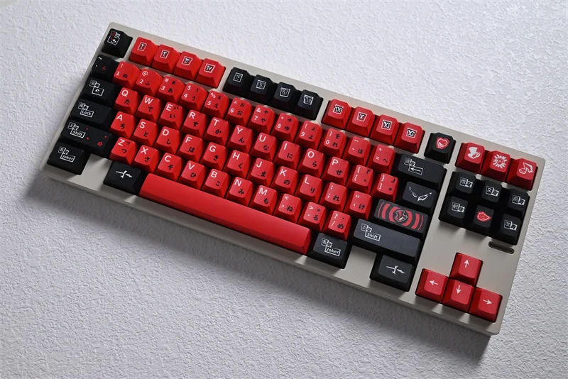 Keycaps Tema p5 Lados Sublimação de Corante 61 64 68 75 84 87 96 980 104 108 Teclado Perfil Cereja Set - Imagem 4