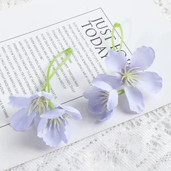 Set of 10/20 Daisy Artificial Flowers for Home Decor and Wedding Decoration - Elegant Fake Flower Ornaments for DIY Crafts and Bouquets (Blue)