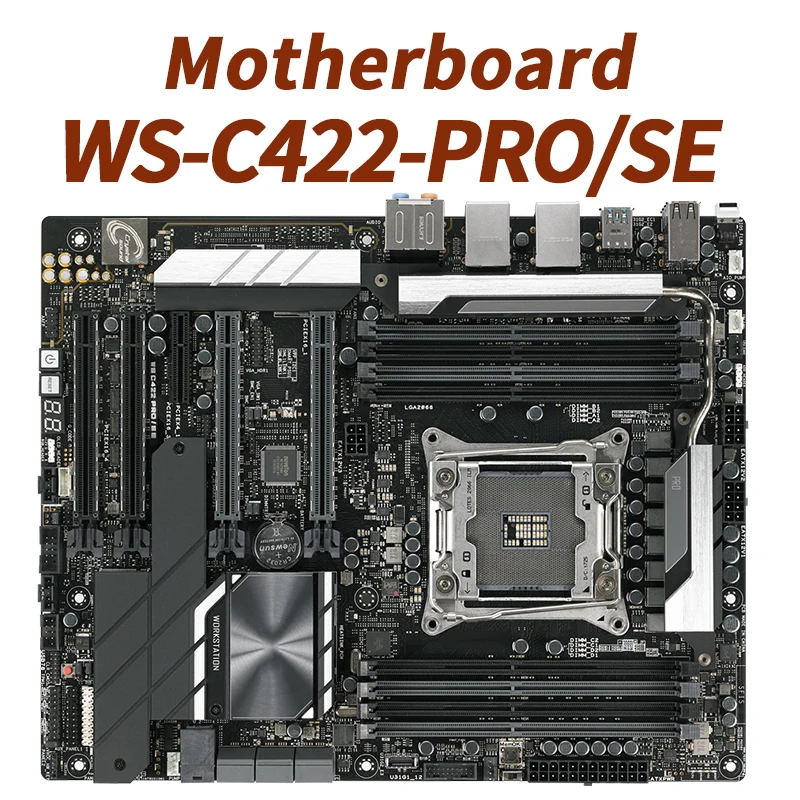 

WS C422 PRO/SE , ATX Workstation Motherboard LGA2066,Xeon W Processor and ECC Memory