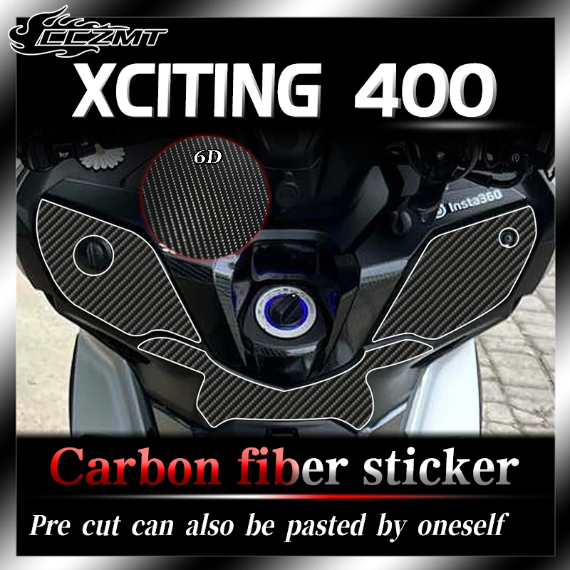 Per Kymco Xciting 400 Sticker 6D Adesivo In Fibra Di Carbonio Adesivo Protettivo Adesivo Antiusura Adesivo Modifica Serbatoio Carburante
