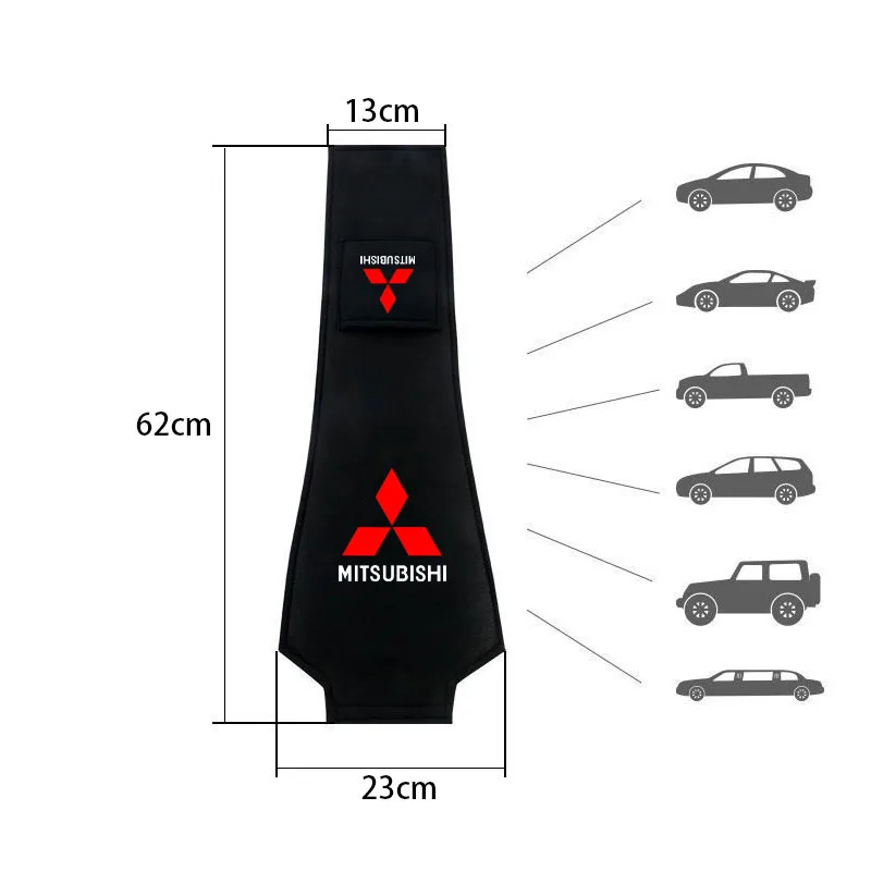 Car Seat Accessories Headrest Cover Cushion Neck Pillow Protector Pad For Mitsubishi Lancer ASX Outlander Pajero Evolution