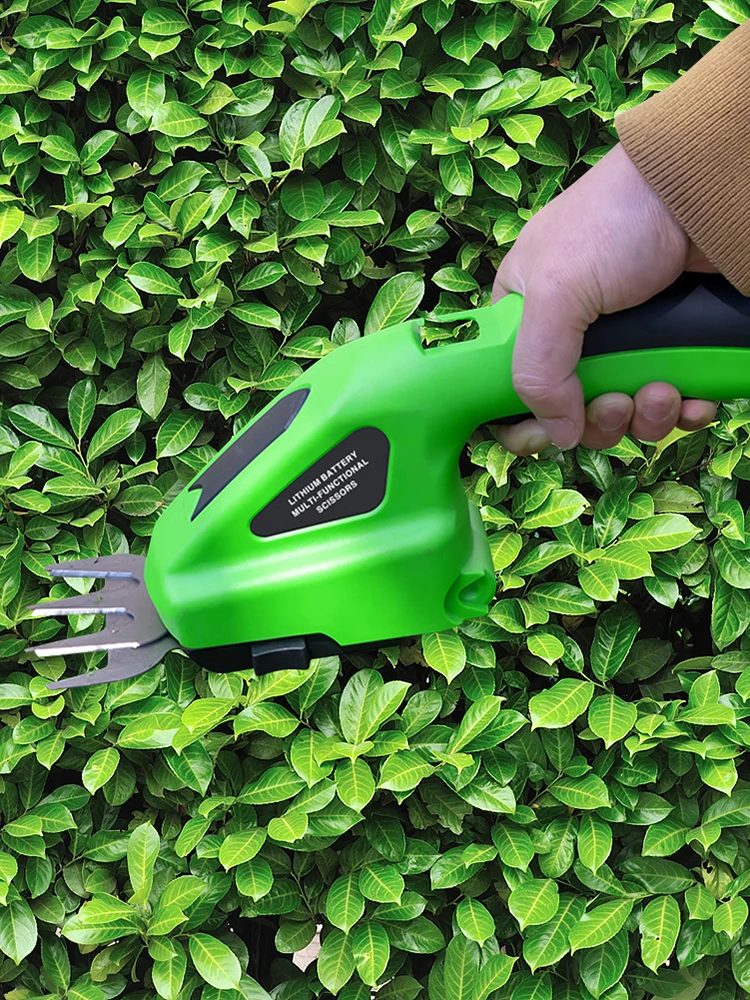 2 In 1 Wireless Fence Scissors Electric 36 V Garden Trimmers Rechargeable Handheld Trimming Tool for Flower/Garden/Hedge Pruning 5