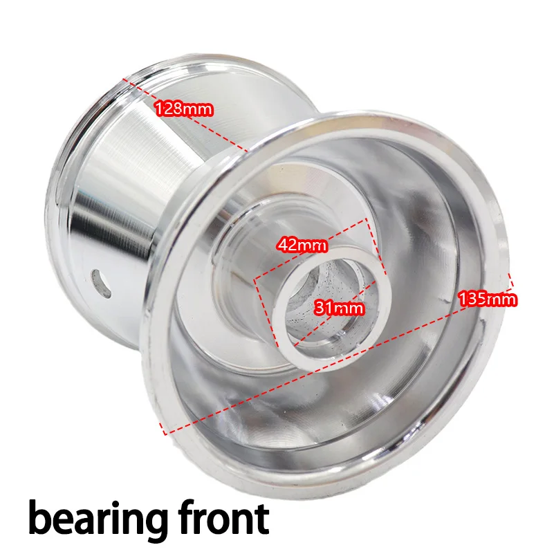 Kart 10x4.50-5 130mm front or 11x7.10-5 180mm rear wheel hub