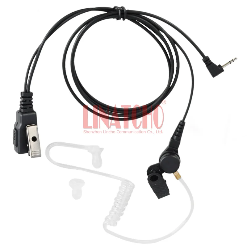 T6200 T6210 T6212 T6220 Walkie Talkie Acoustic Tube Transparent 2.5MM Earphone