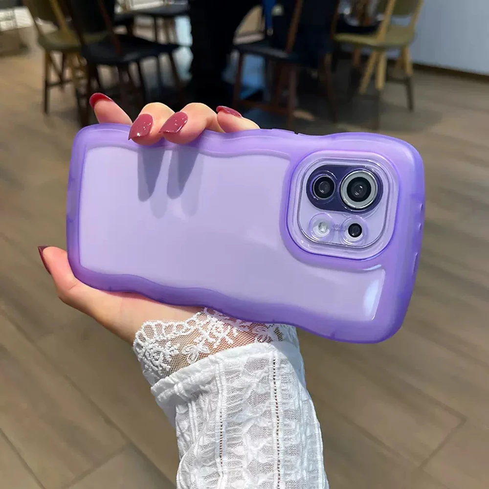 Per Oppo Reno 8 Pro Case Oppo Reno6 Reno 6 Pro Reno5 Reno 4 3 2Z Z Cover Opaca Custodia Ondulata Antiurto Trasparente Capa Donna Soft