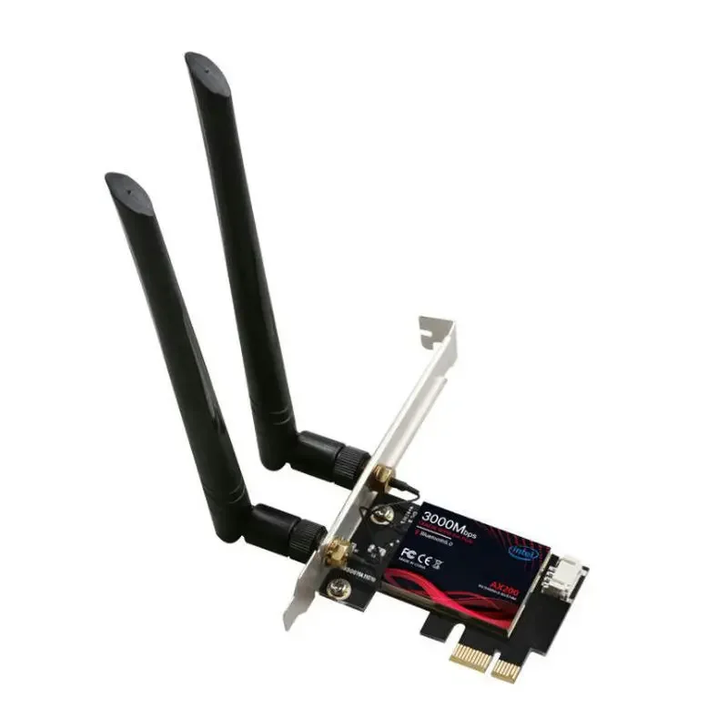 듀얼 밴드 무선 네트워크 카드 내장 블루투스 5.0, 홈 오피스 네트워킹, 와이파이 리시버, Wifi6 Ax200/ax2100, 1000m, 5g