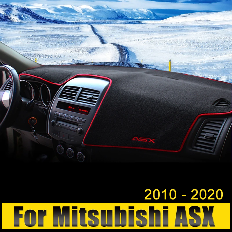 

For Mitsubishi ASX 2010 2011 2012 2013 2014 2015 2016 2017 2018 2019 2020 Car Dashboard Cover Mat Avoid Light Pad Anti-UV Carpet