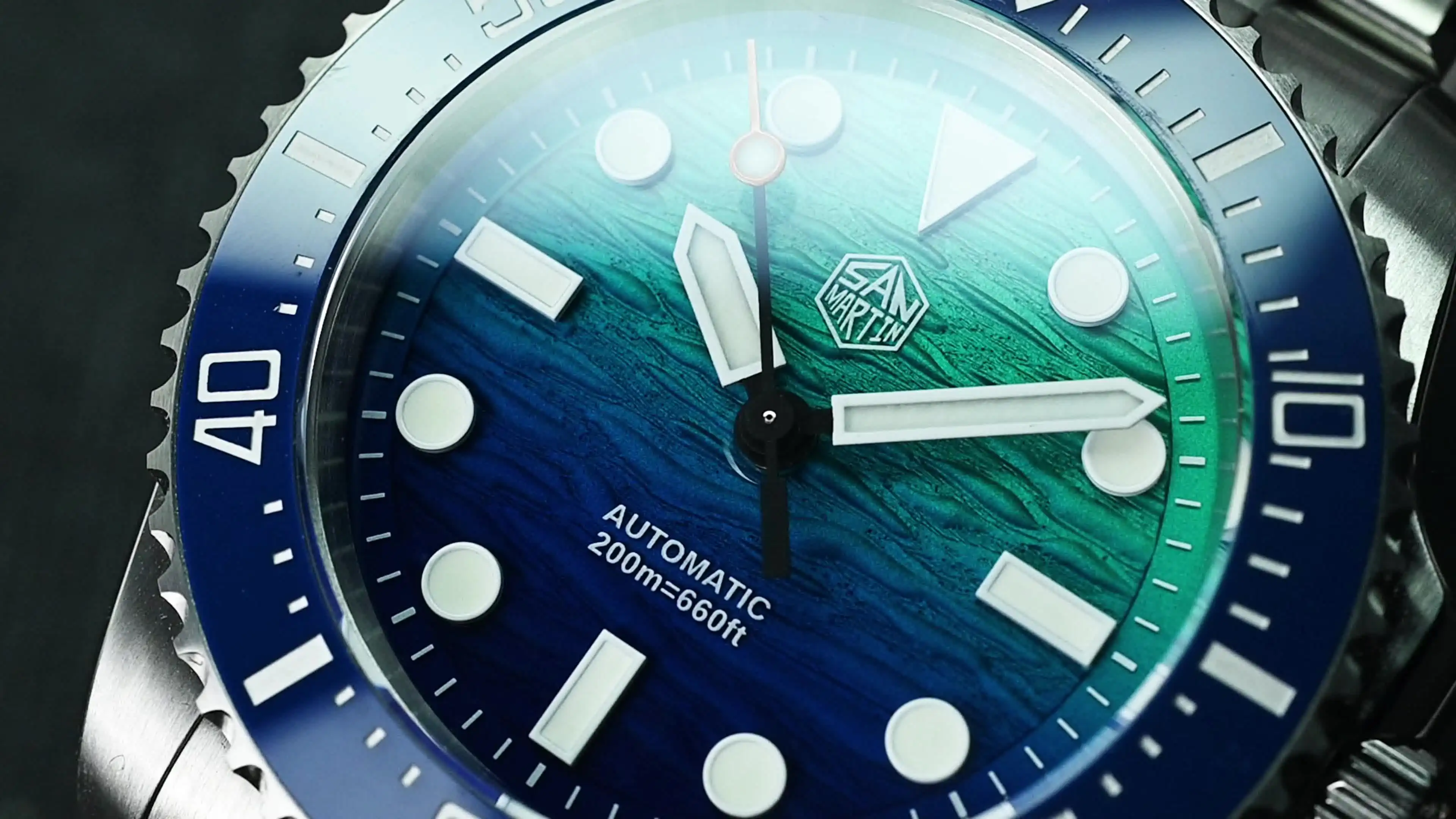 San Martin 2026 Men Diver Watch 38mm Wave Texture Dial Miyota 90S5
