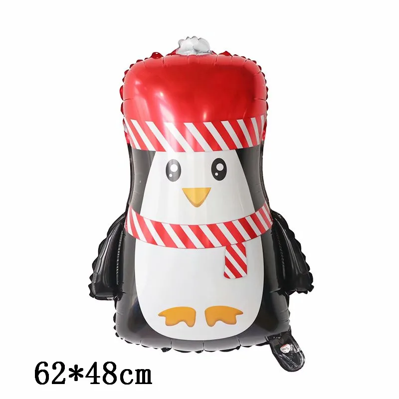 Globos navideños de Papá Noel, muñeco de nieve, alce, árbol de Navidad, decoraciones inflables para fiestas navideñas, decoración para fiestas en el hogar