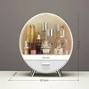 Makeup Organizer Brush Holder Cosmetic Storage Box with Dust Free Cover Portable Waterproof Lid Dust Proof Drawers for Lipstick 3
