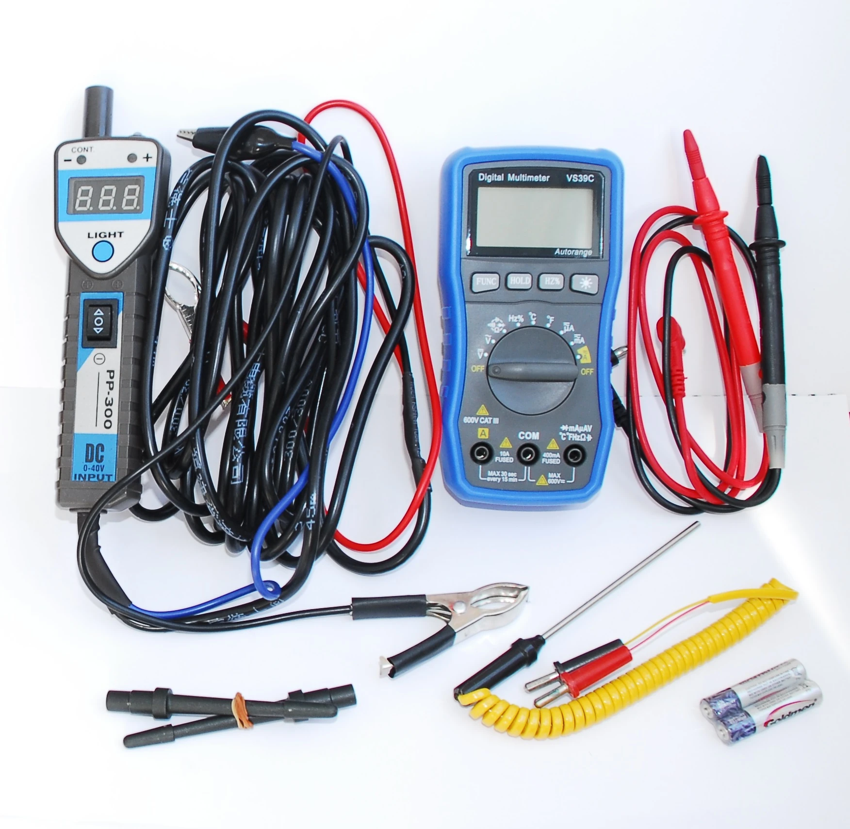 Automotive Electrical Testing Kit With Cat Iii Multimeter Diagnostic