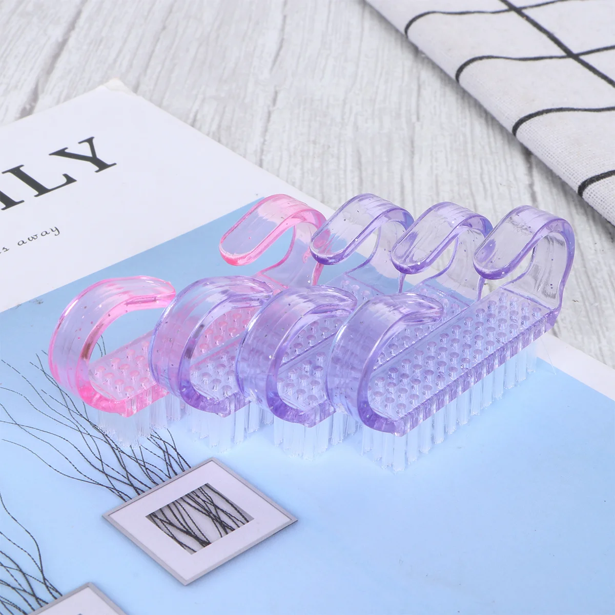 

Brush Nail Cleaning Scrub For Cleaner Fingernail Brushes Hand Finger Scrubber Foot Nails Handle Shower Fingernails Grip Under