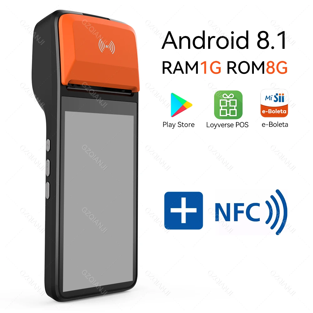 passport scanner Handheld Android PDA Mini PC Pos Terminal Receipt Bill Thermal Printer Machine All in one with NFC Camera Barcode Reader scanspeeder Scanners