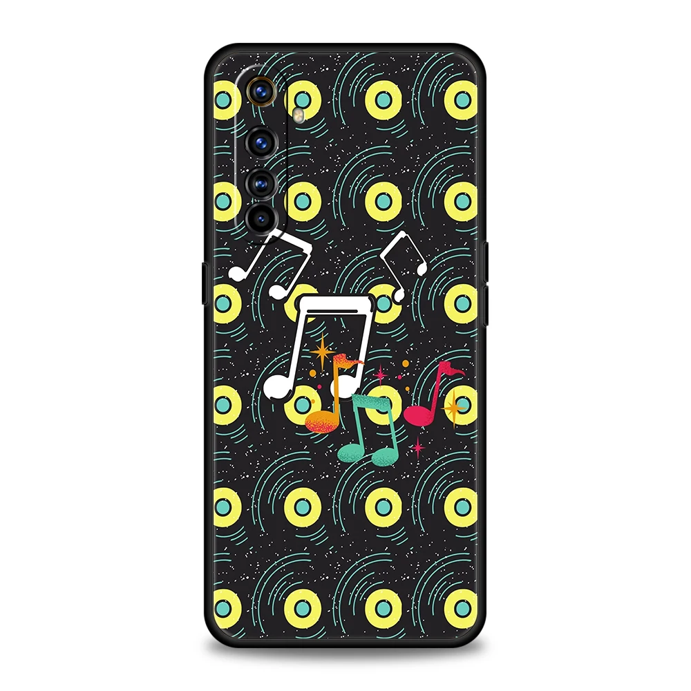 Stylish Music-Themed Soft TPU Phone Case Cover
