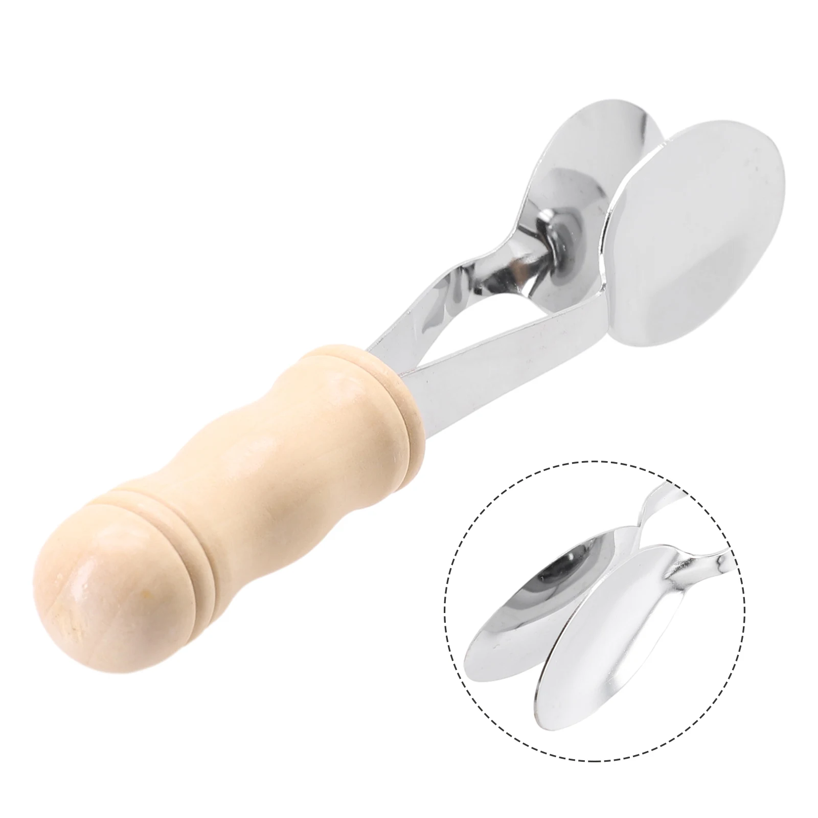 Description Picture 6 of itemPercussion Instrument Spoon Castanets Spoon Castanets Musical Spoons Wooden Handle Great Gifts Practical To Use Brand New