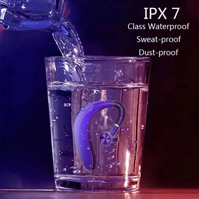 S109 Wireless Bluetooth Earphone With HD Mic Stereo Business Handsfree HD Call Bluetooth 5.0 Headset For iPhone Xiaomi Samsung