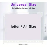 12 Pack Plastic Envelopes File Folders, with Label Pocket and Snap Button for Home Work Office Organization, Letter Size/A4 Size 2