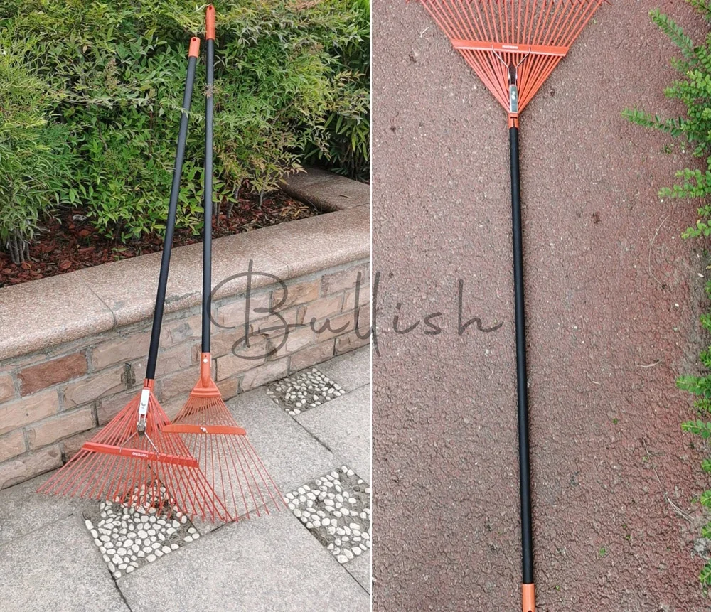 Deciduous rake dead leaf iron gardening leaf rake garden dead grass cleaning
