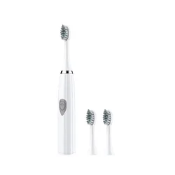 Portable Soft Bristle Electric Toothbrush - Long - Lasting Battery, IPX6 Waterproof, Intelligent Oral Care - No plug (C672 - white nobattery)
