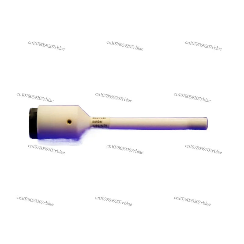 

The reversible hydrogen reference electrode comes with a sand core to produce gas