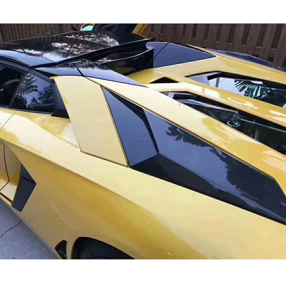 

Стайлинг автомобиля для овчины lp700 задний воздухозаборник сухое углеродное волокно Замена Глянцевая Автомобильная внешняя часть аксессуары Бесплатная доставка