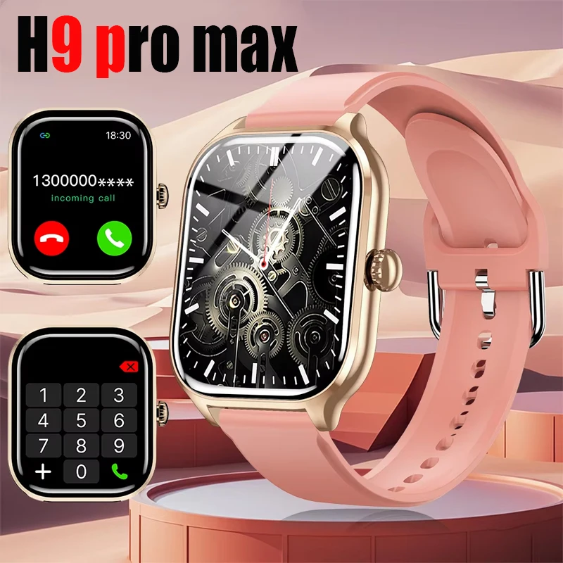 LAXASFIT New H9 Pro max Smart Watch Dial to Answer Calls Calorie
