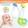 Children Bathroom Electric Double-nozzle Bath Toys Water Game Snail Shower Cartoon Baby Shower Spray Water Toddler Toys 1
