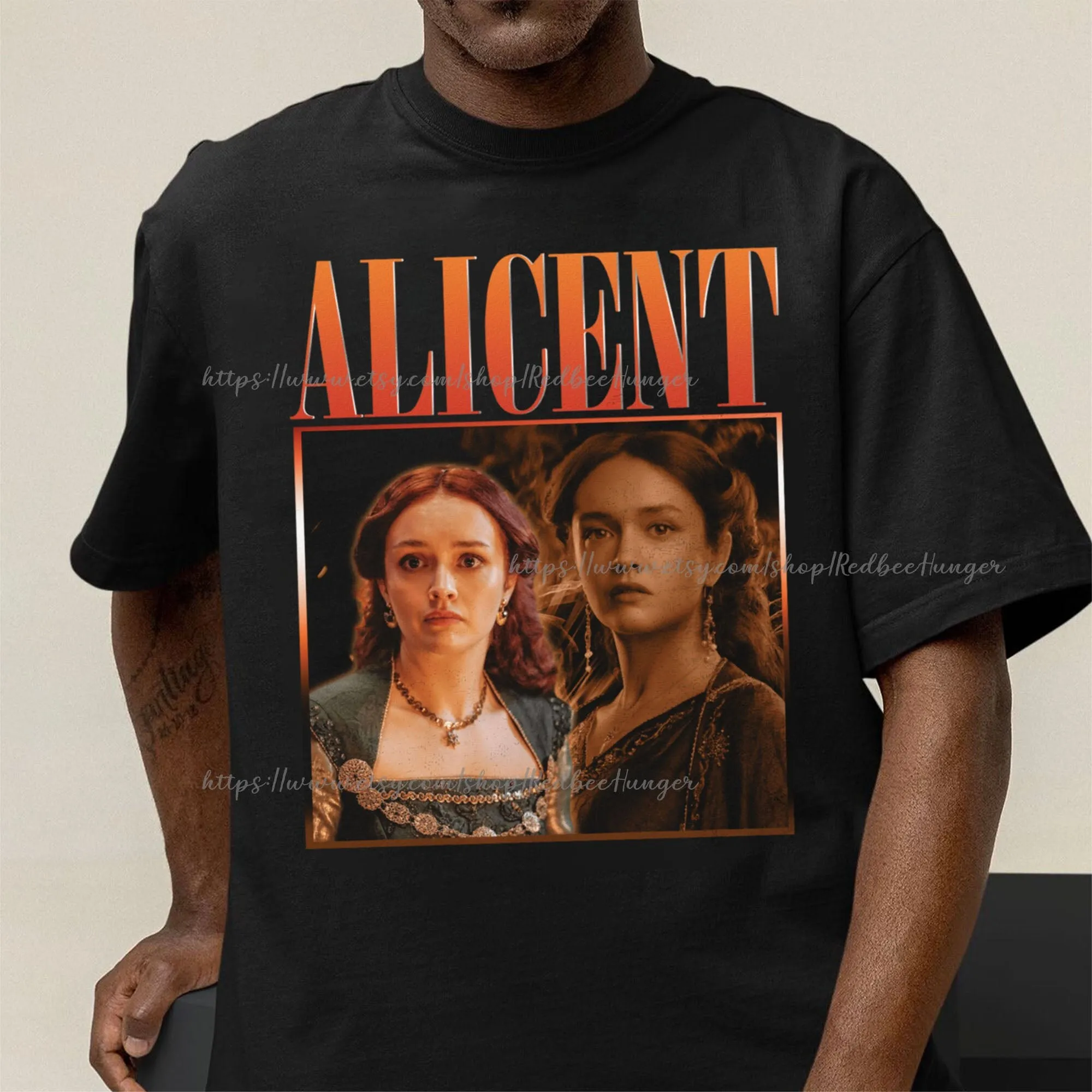 Maglietta Bootleg Vintage Alicent Hightower
