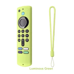 Glow-in-the-Dark Silicone Protective Remote Cover (Luminous Green)