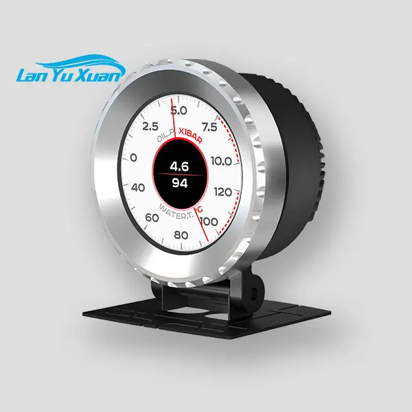 Pengukur Mobil Universal 52 Mm Dalam Meteran Otomatis Tachometer Speedometer Pengukur Penguat LCD